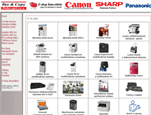 Tablet Screenshot of faxcopypo.sk
